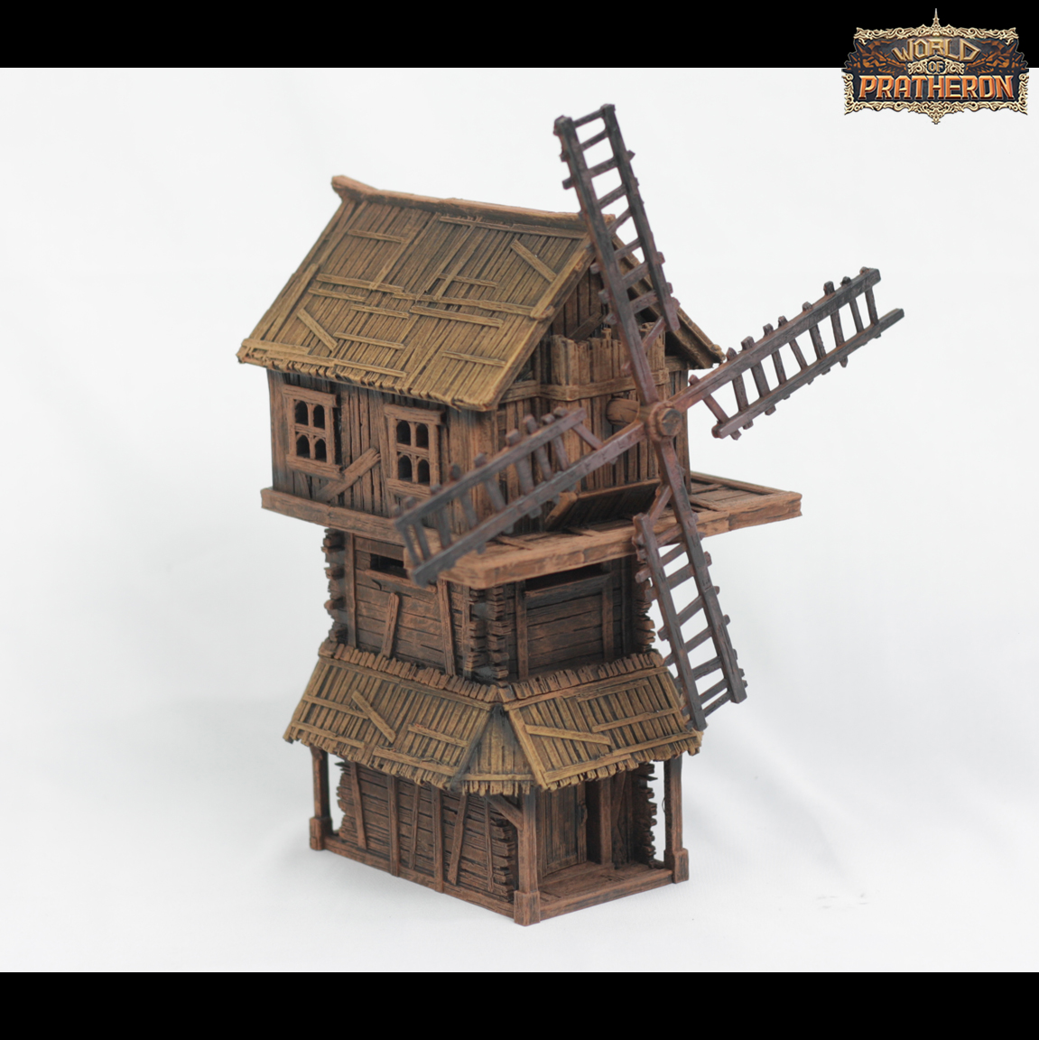 Fishing Village at War - Windmill (Original)